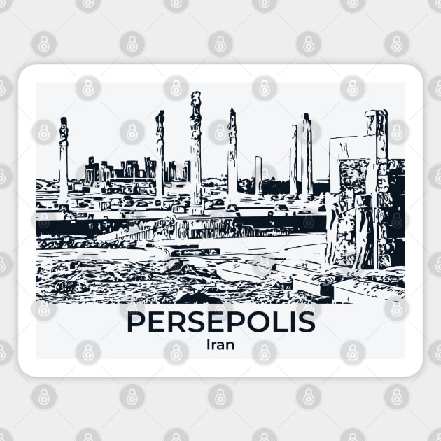 Persepolis - Iran Magnet by Lakeric